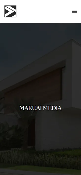 Site Maruai Media no celular